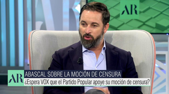 Santiago Abascal en 'El programa de Ana Rosa' / Mediaset