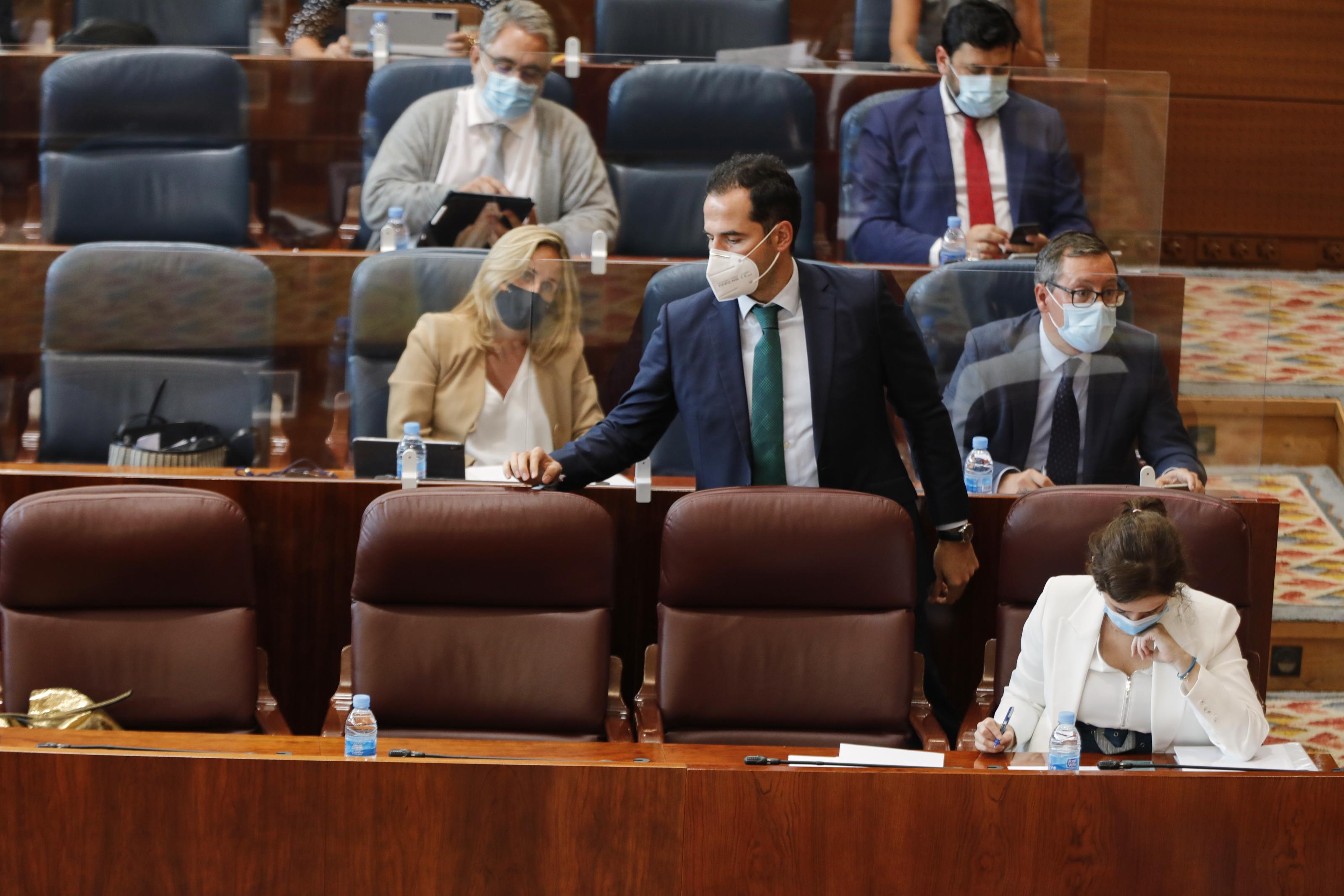 Isabel Díaz Ayuso en la Asamblea de Madrid. EP