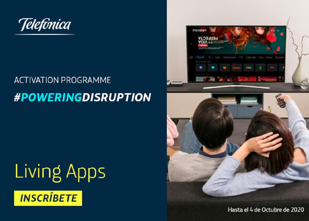 Telefónica invita a las 'startups' a desarrollar su Living App para Movistar+