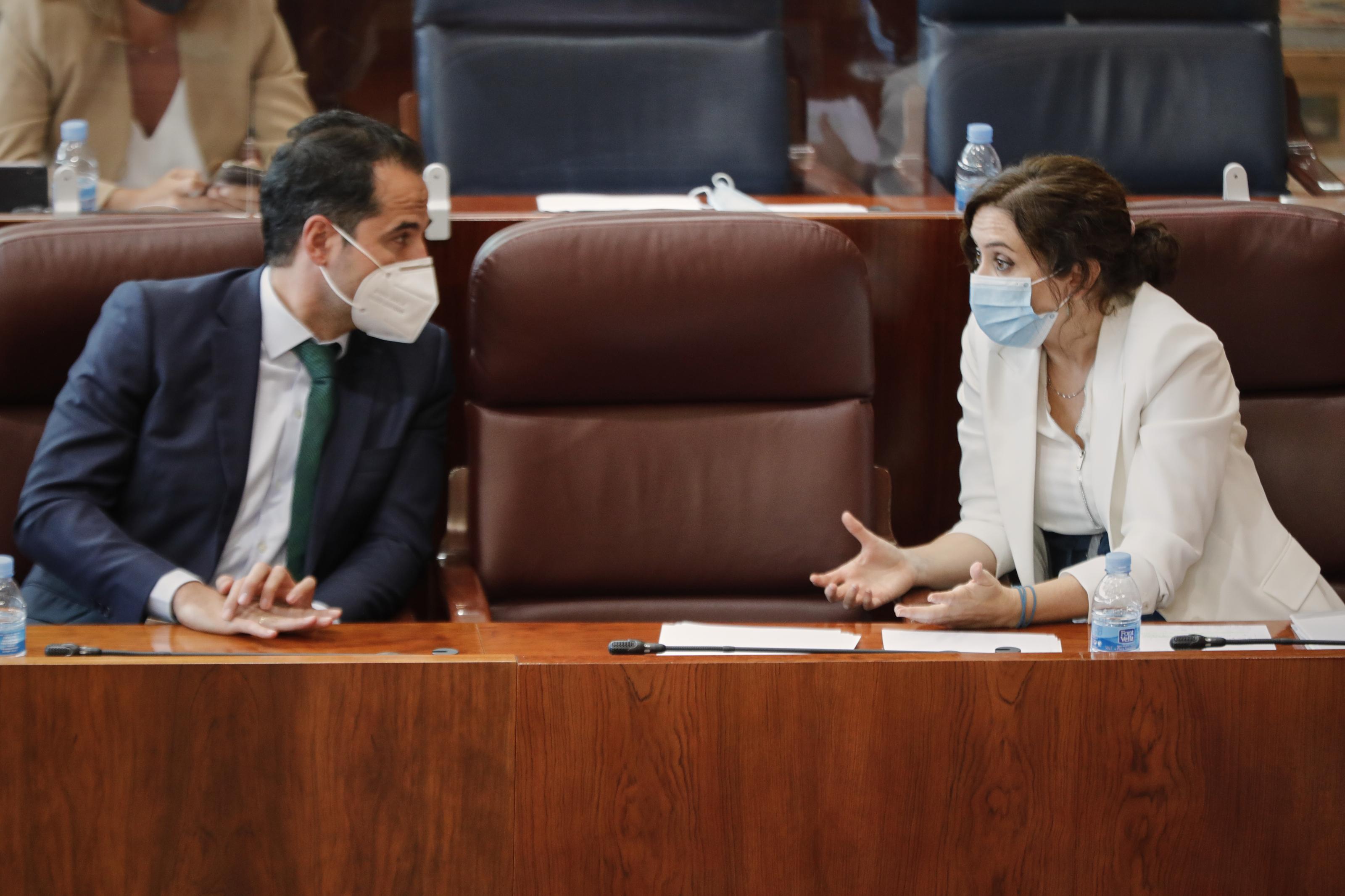 Ignacio Aguado e Isabel Díaz Ayuso. EPrensa. EP