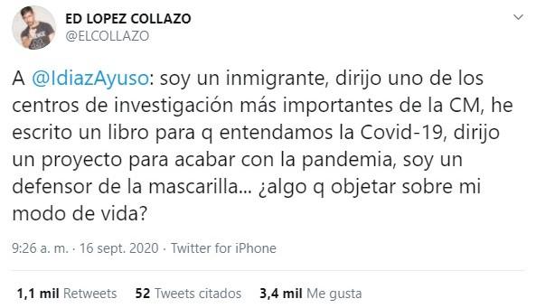 físico nuclear cubano contra Ayuso