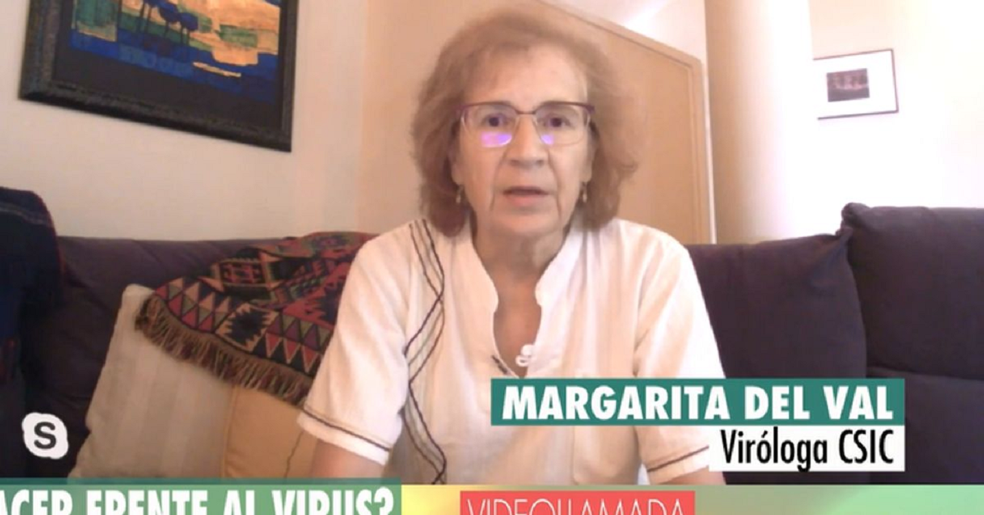 La viróloga del CSIC, Margarita del Val