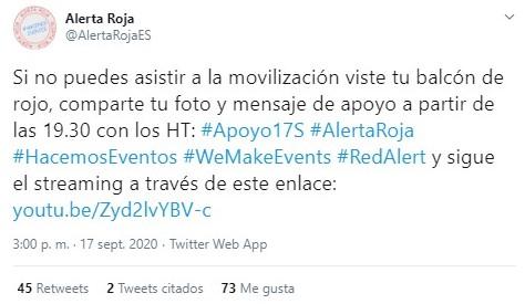 alerta roja movimiento cultural