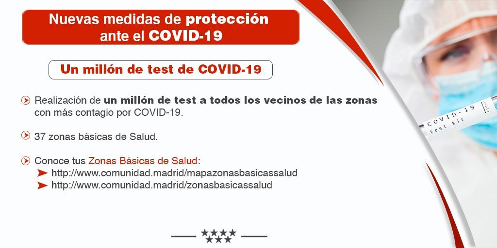 Consulte aquí las medidas aprobadas por Ayuso para controlar el coronavirus en Madrid
