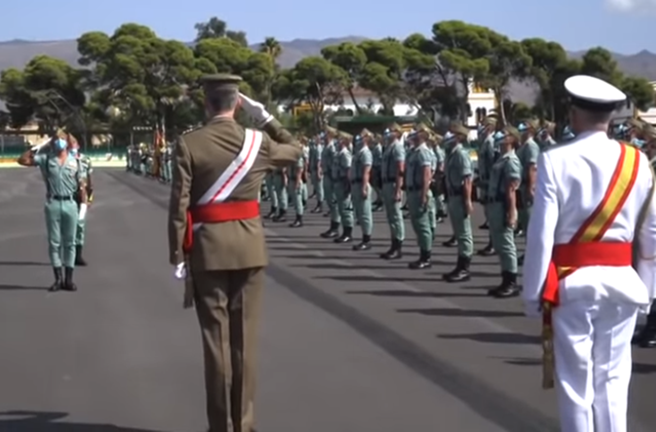 Conmemoración del centenario de La Legión en la base militar 'Álvarez de Sotomayor' de Viator (Almería). 