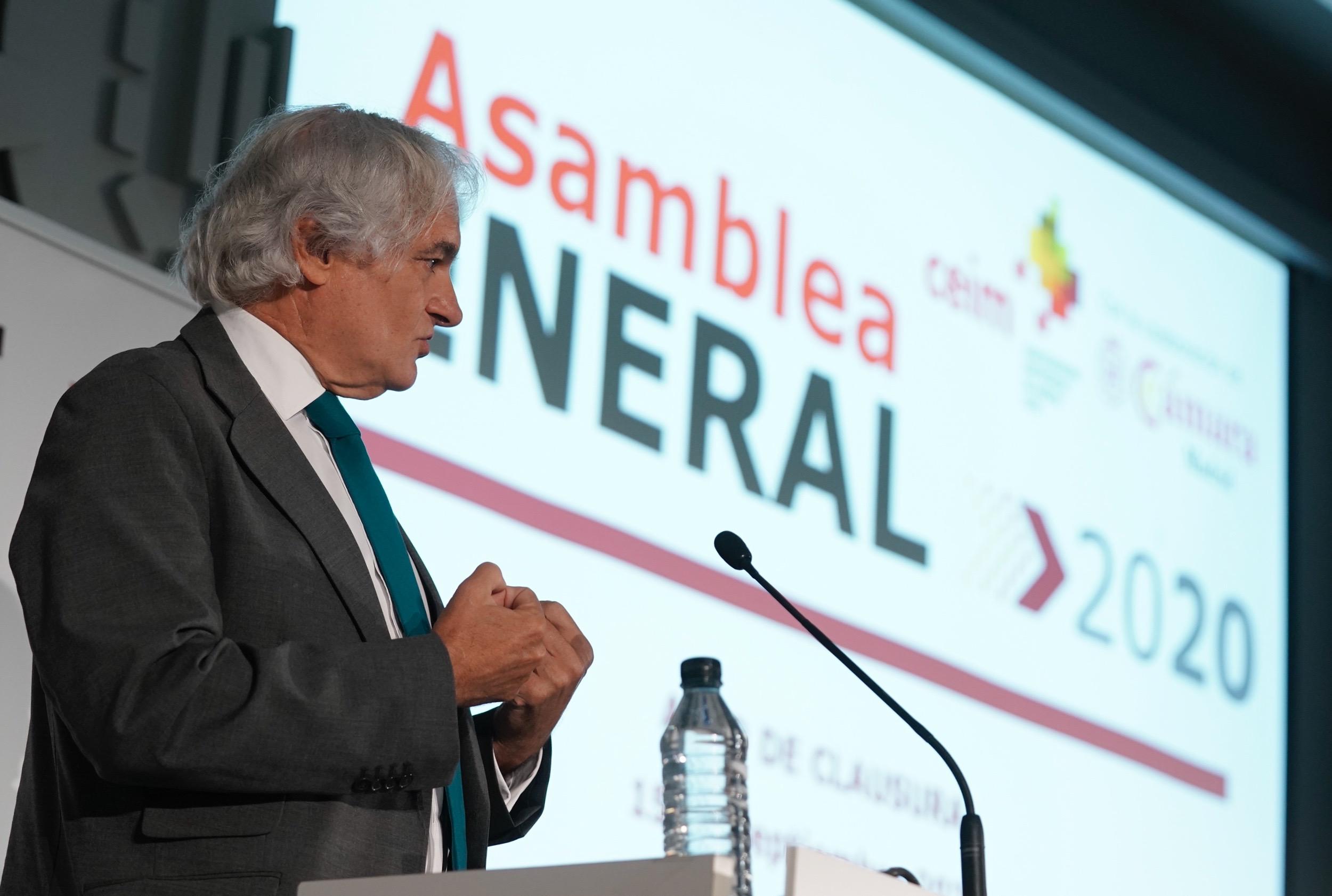 Miguel Garrido, presidente de la Confederación Empresarial de Madrid (CEIM). Fuente: Europa Press.