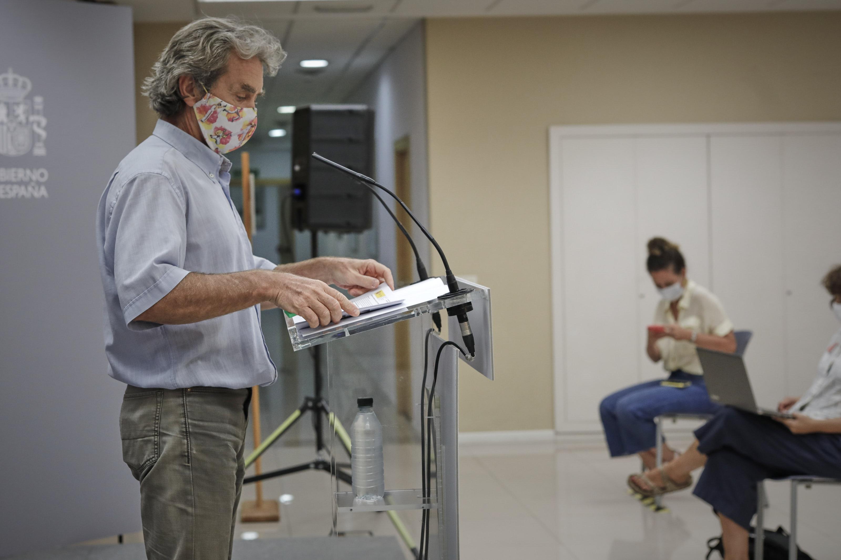 El director del Centro de Coordinación de Alertas y Emergencias Sanitarias, Fernando Simón