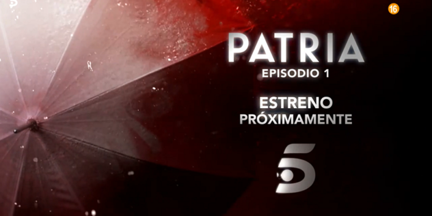 Imagen del anuncio de Patria en Telecinco. Mediaset.