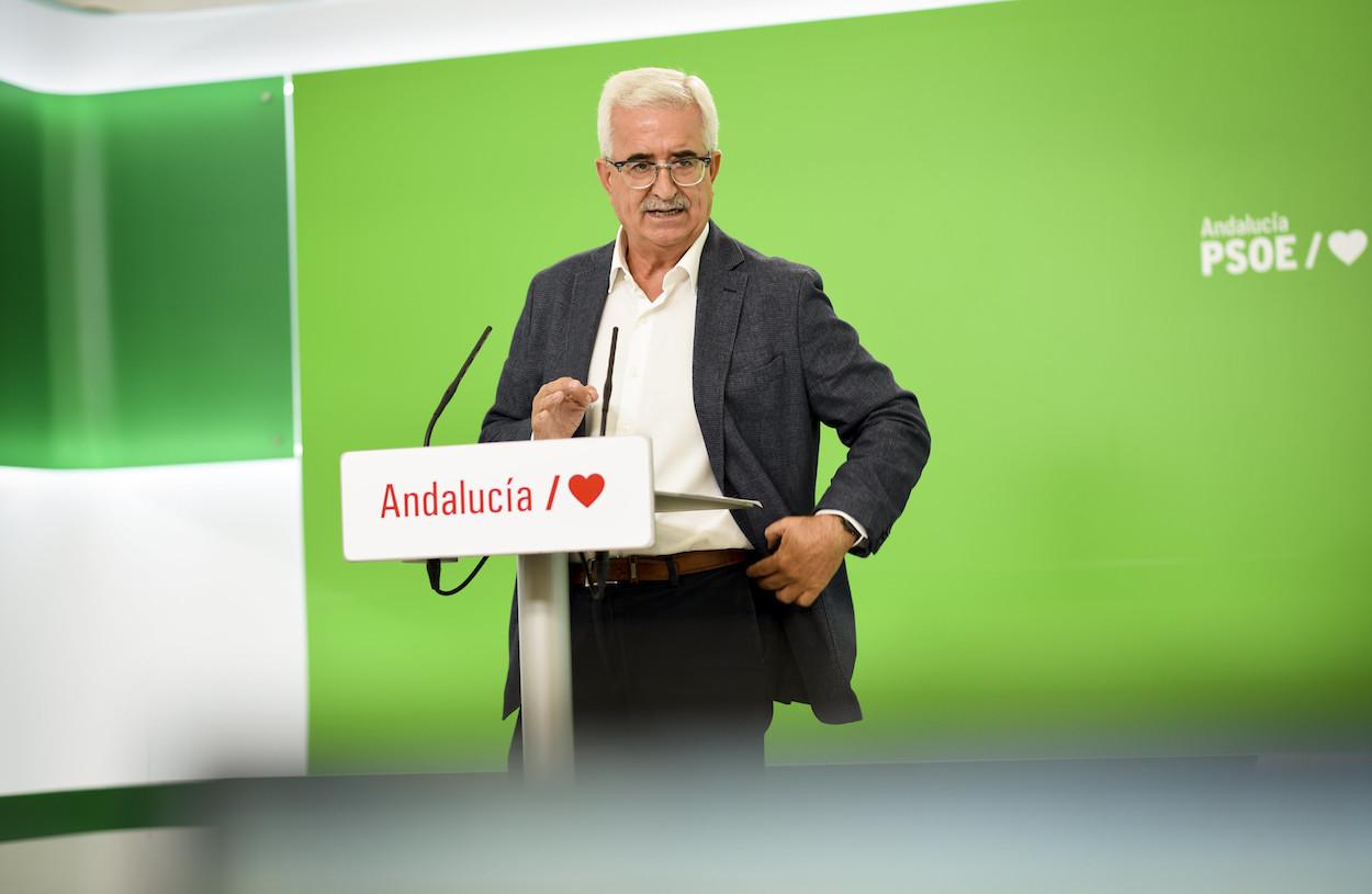 Manuel Jiménez Barrios, hoy en rueda de prensa.