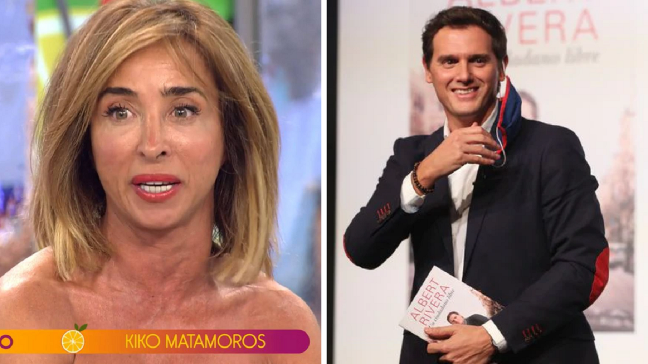 María Patiño y Albert Rivera.