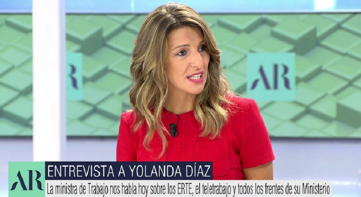 Yolanda Díaz en El Programa de Ana Rosa