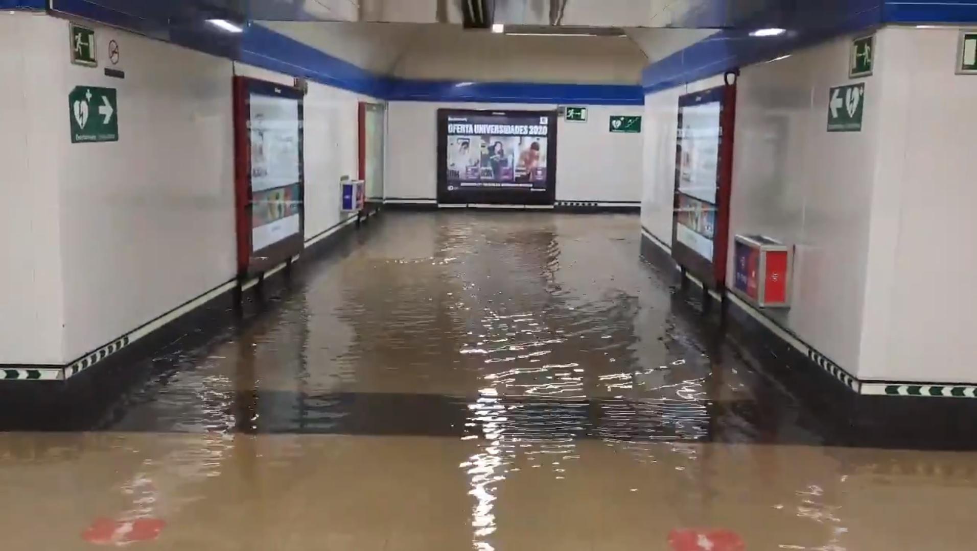 Inundaciones Metro Madrid