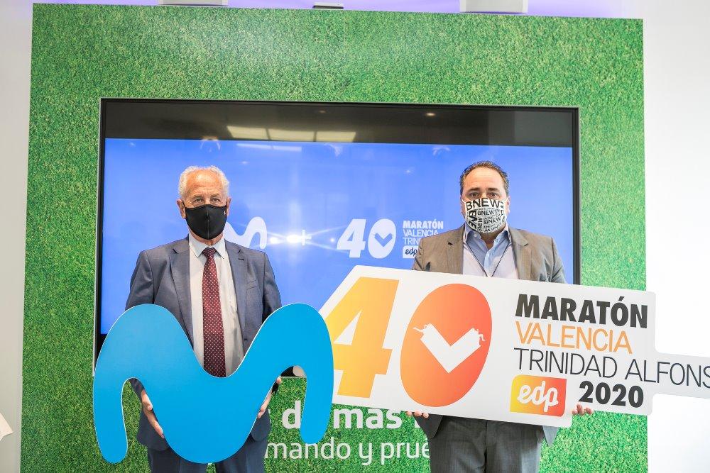 Movistar se convierte en el nuevo patrocinador tecnológico del  Medio y el Maratón Valencia