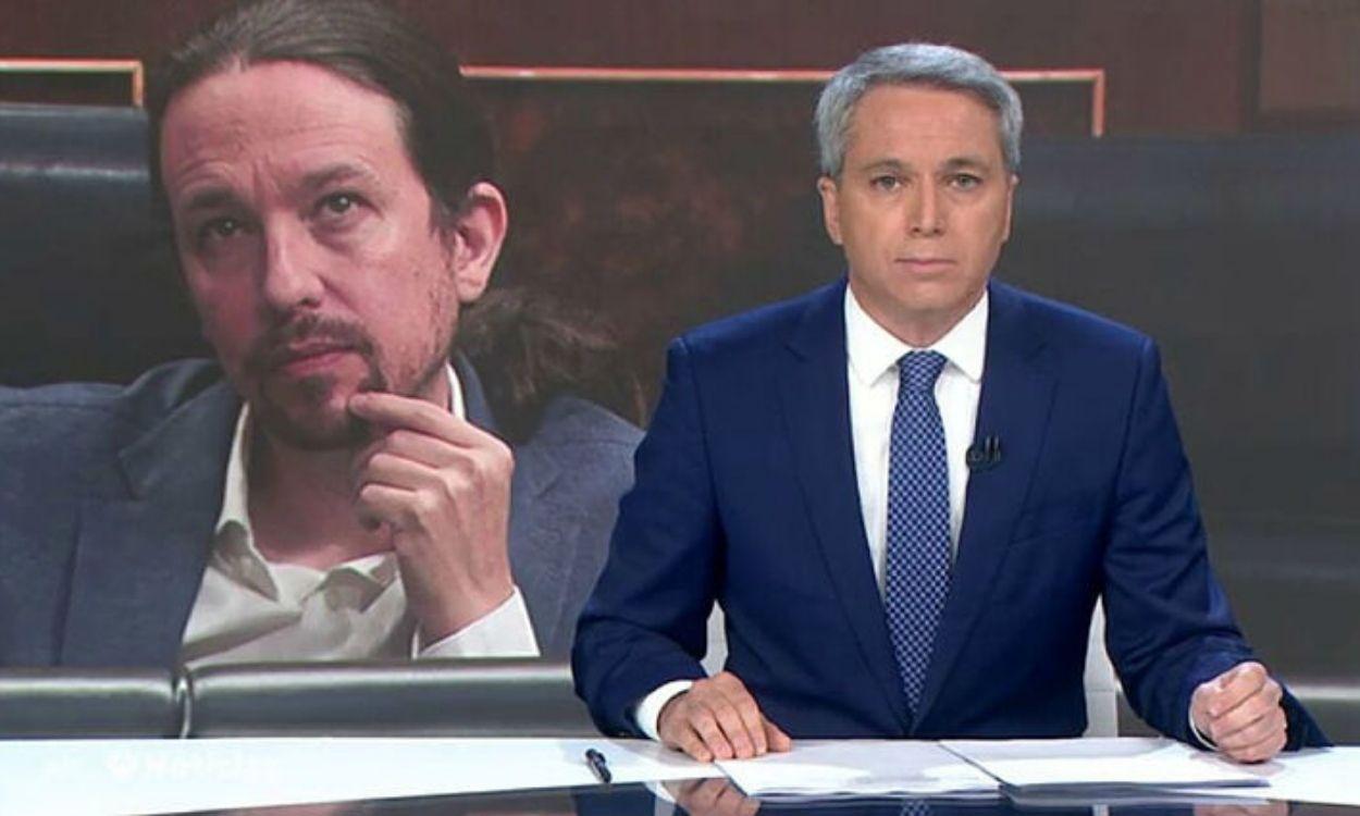 El presentador de Antena 3 Noticias, Vicente Vallés