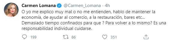 Réplica de Carmen Lomana