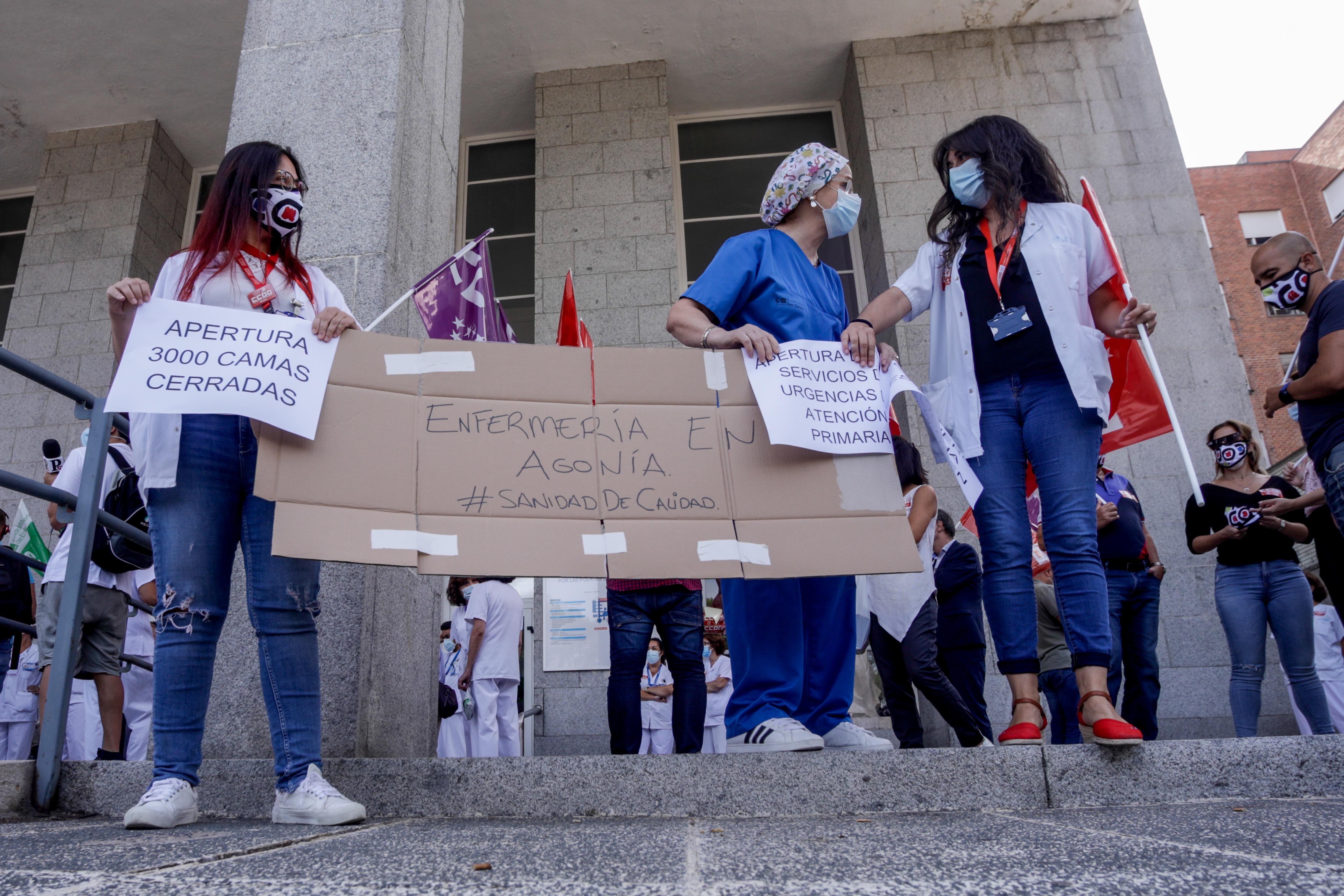 Los médicos desconvocan la huelga en la Atención Primaria tras alcanzar un acuerdo con la Comunidad de Madrid. Fuente: Europa Press.