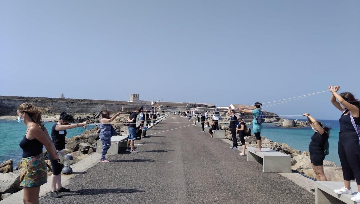 Acto conmemorativo, en Tarifa, del Dia contra el Racismo.