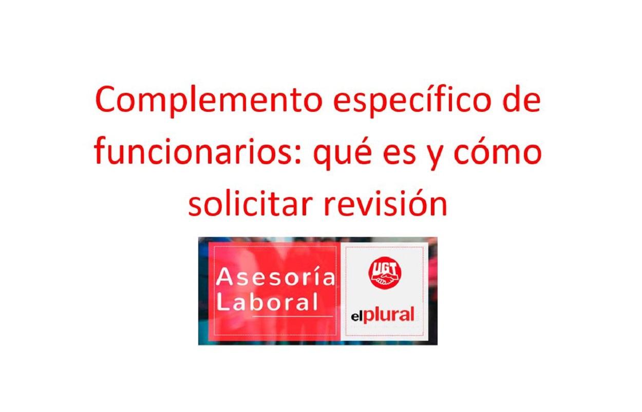 Complemento específico funcionarios: qué es y cómo solicitar revisión