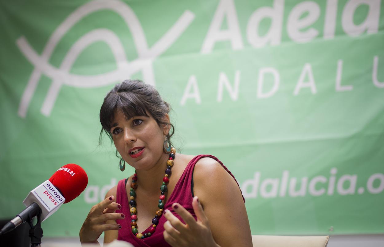 La presidenta del Grupo Parlamentario de Adelante Adalucía, Teresa Rodríguez. MARÍA JOSÉ LÓPEZ EP 