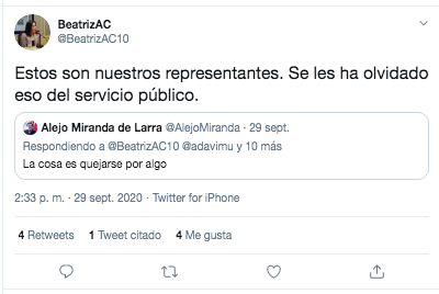 Tuit Sanitaria sobre Alejo Miranda de Larra