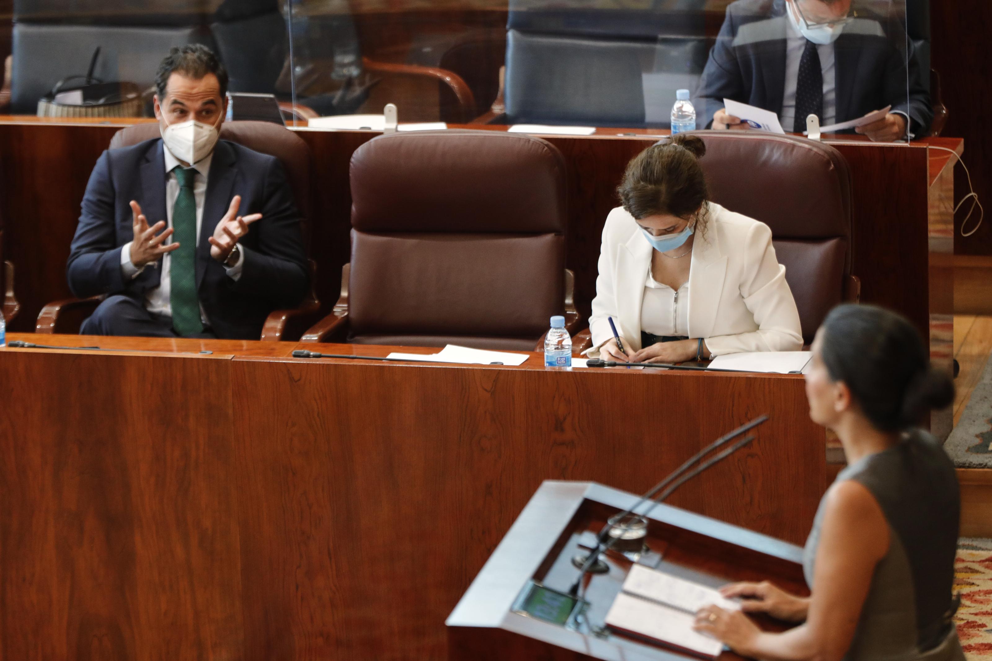 La portavoz de Vox en la Asamblea de Madrid, Rocío Monasterio. EP