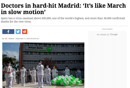 The Indian Express sobre Madrid