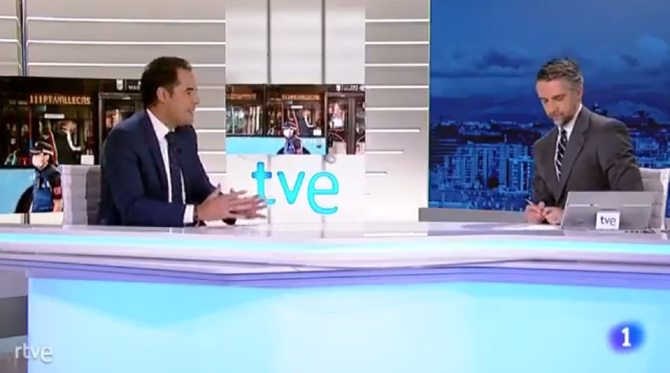 Ignacio Aguado en TVE. RTVE.