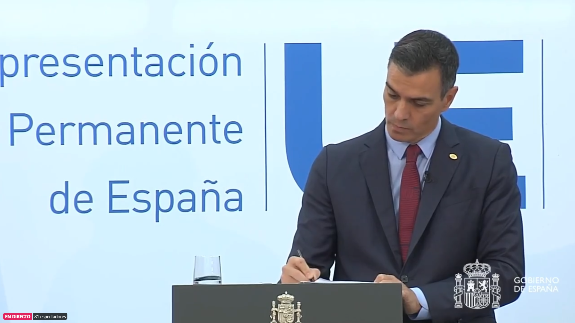 Rueda de prensa de Pedro Sánchez