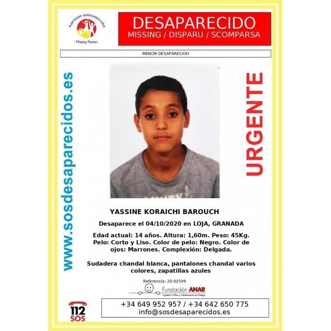 Foto niño desaparecido Foto niño desaparecido