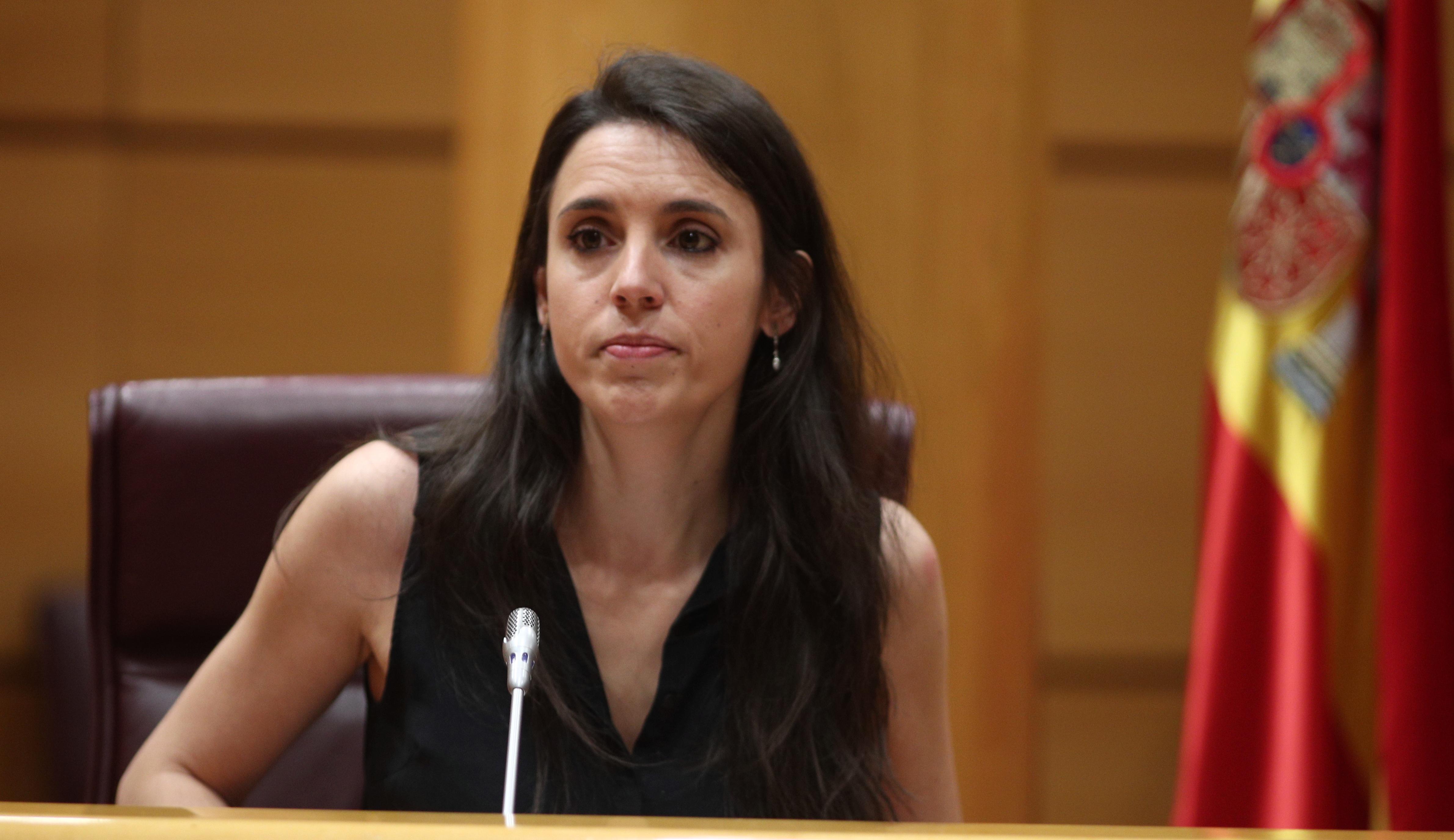 La ministra de Igualdad, Irene Montero