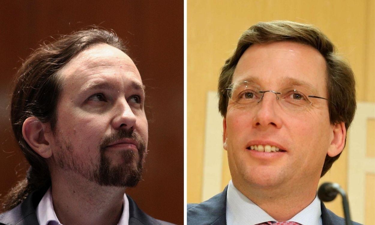 Pablo Iglesias y José Luis Martínez Almeida