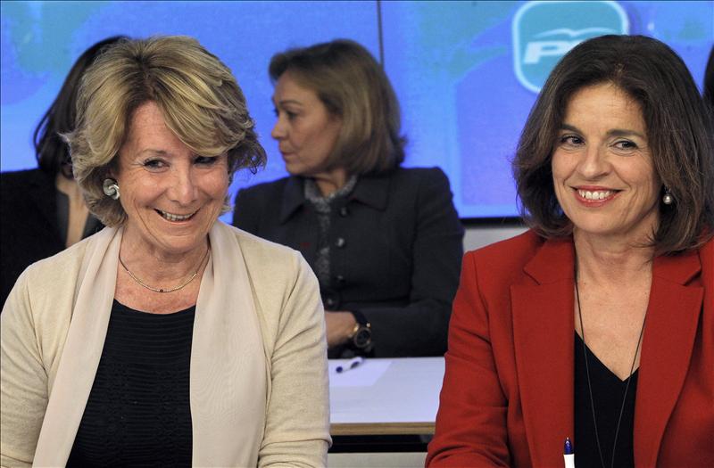 Esperanza Aguirre y Ana Botella. 