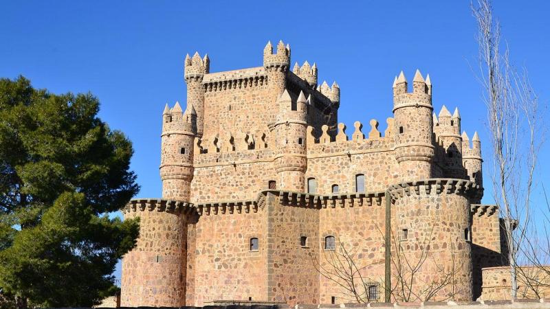 El castillo de Guadamur, de inspiración italiana, 