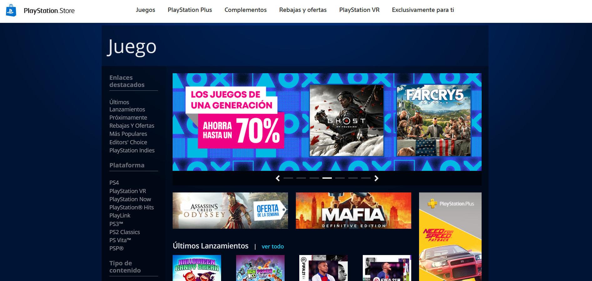 PlayStation planea cambiar su tienda online a finales de mes