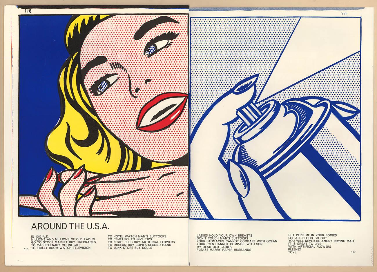 La exposición 'El sueño americano' incluye, entre otras cosas, las obras punteadas de Roy Lichtenstein La exposición 'El sueño americano' incluye, entre otras cosas, las obras punteadas de Roy Lichtenstein