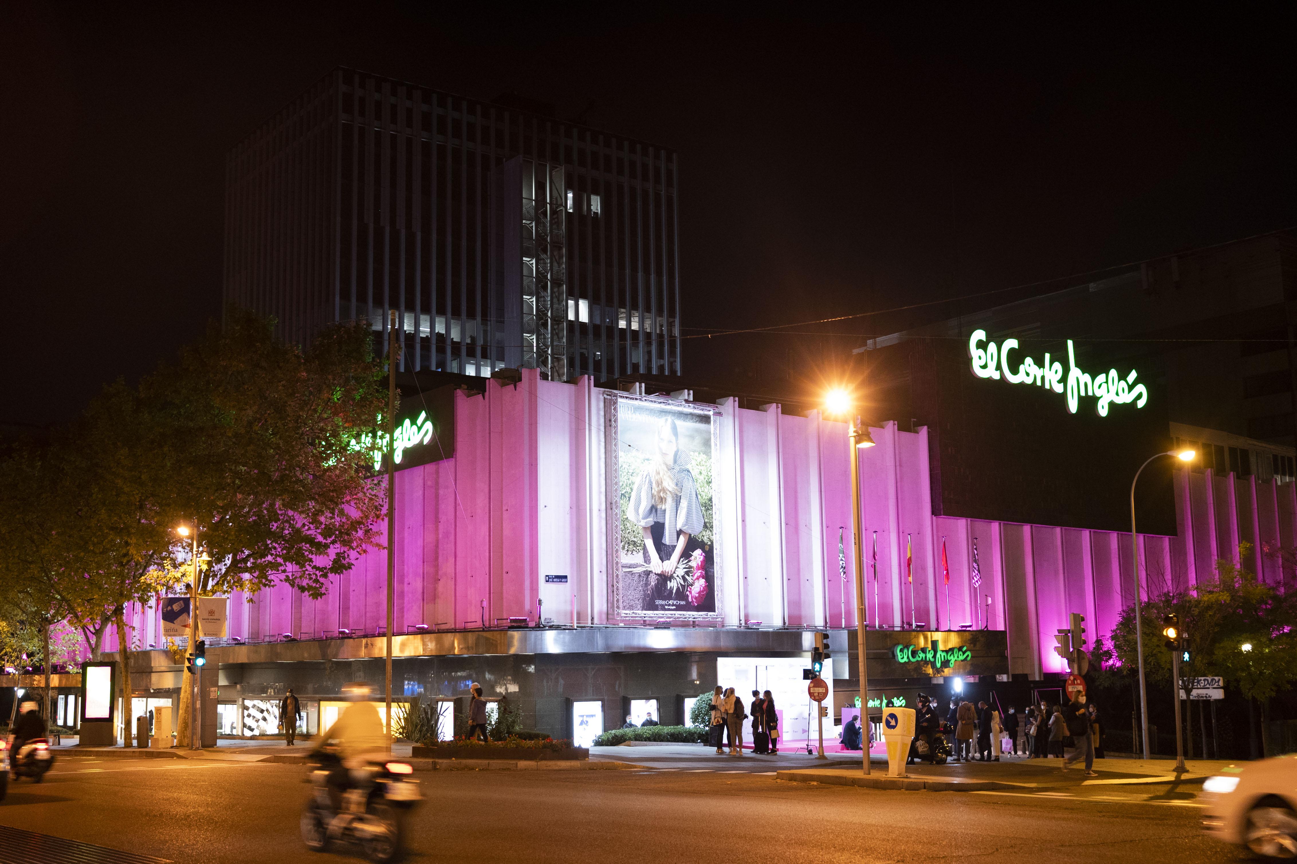 Fachada de El Corte Inglés de Serrano (Madrid)