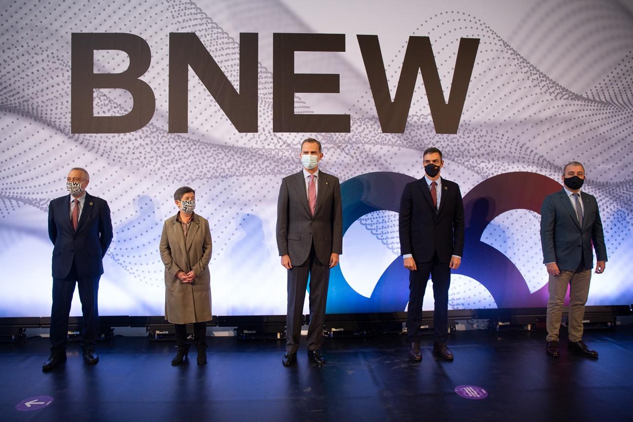 Pedro Sánchez y el rey Felipe VI participan en la entrega de premios Barcelona New Economy Week (BNEW). 