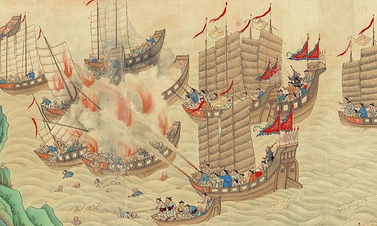 Además de los piratas británicos, holandeses y berberiscos España tuvo que soportar los ataques de piratas Chinos en Filipinas