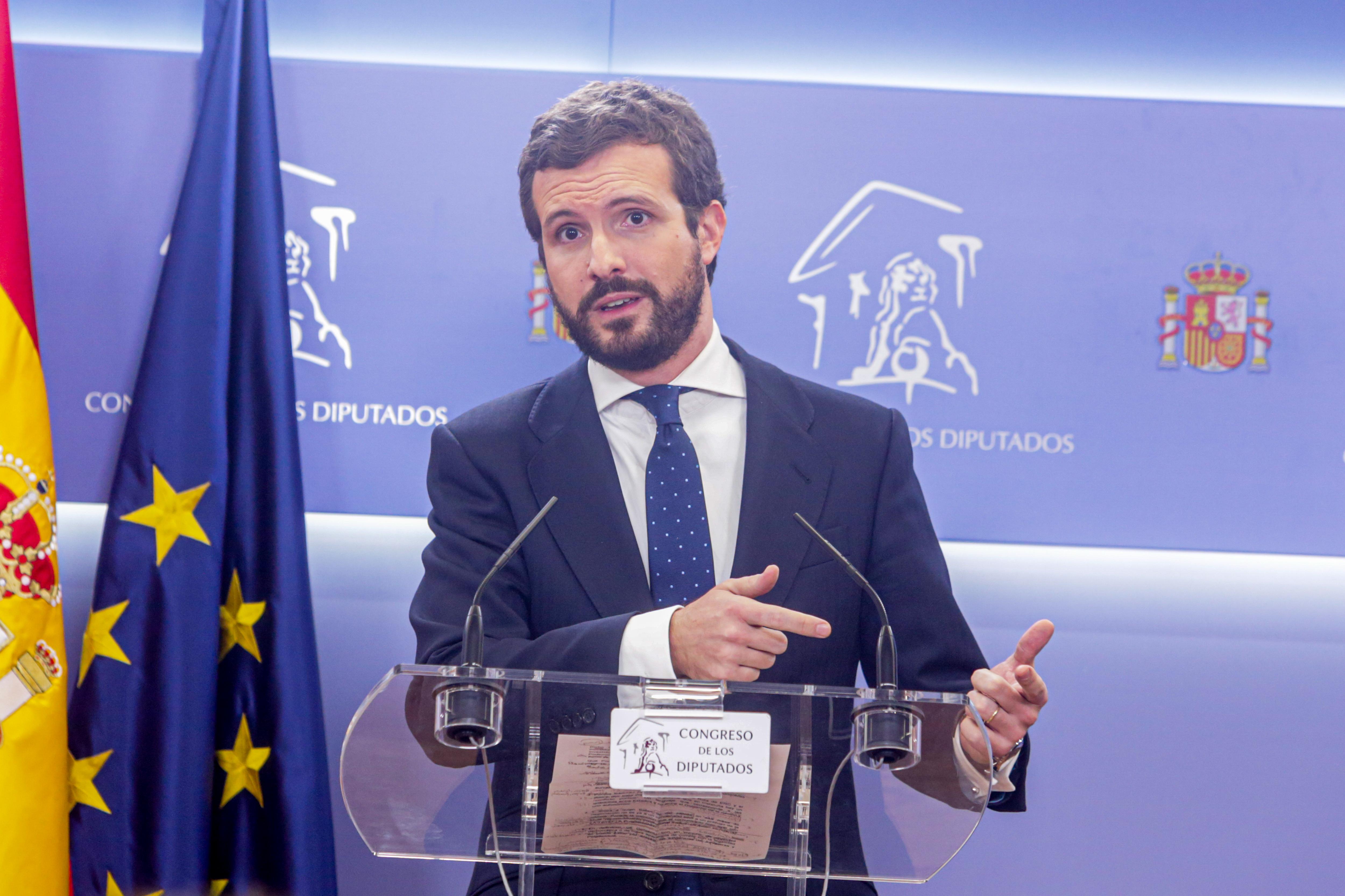 Pablo Casado ha deseado un feliz Día de la Hispanidad. Europa Press