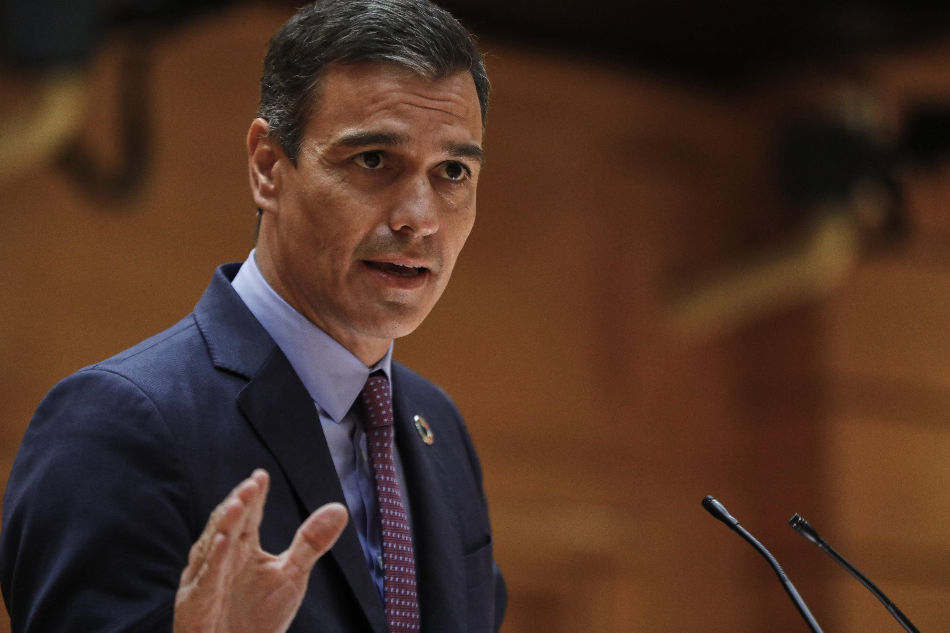 Pedro Sánchez conmemora el día de la Fiesta Nacional. Europa Press