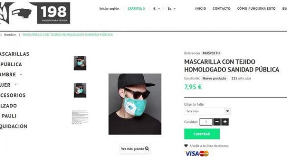 Mascarilla Sanidad Pública