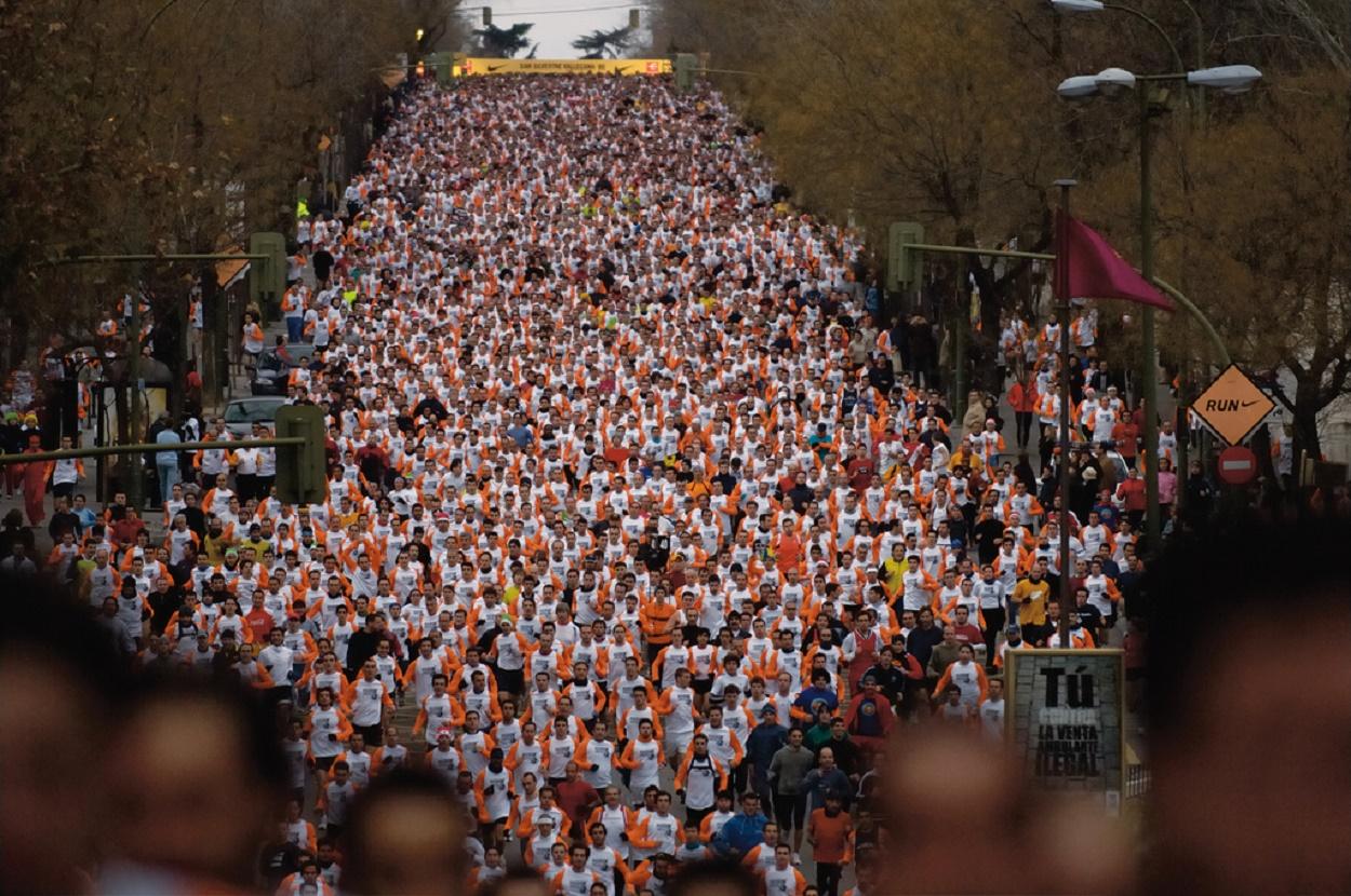 San Silvestre Vallecana 2020 recorrido a elegir y un mensaje cargado