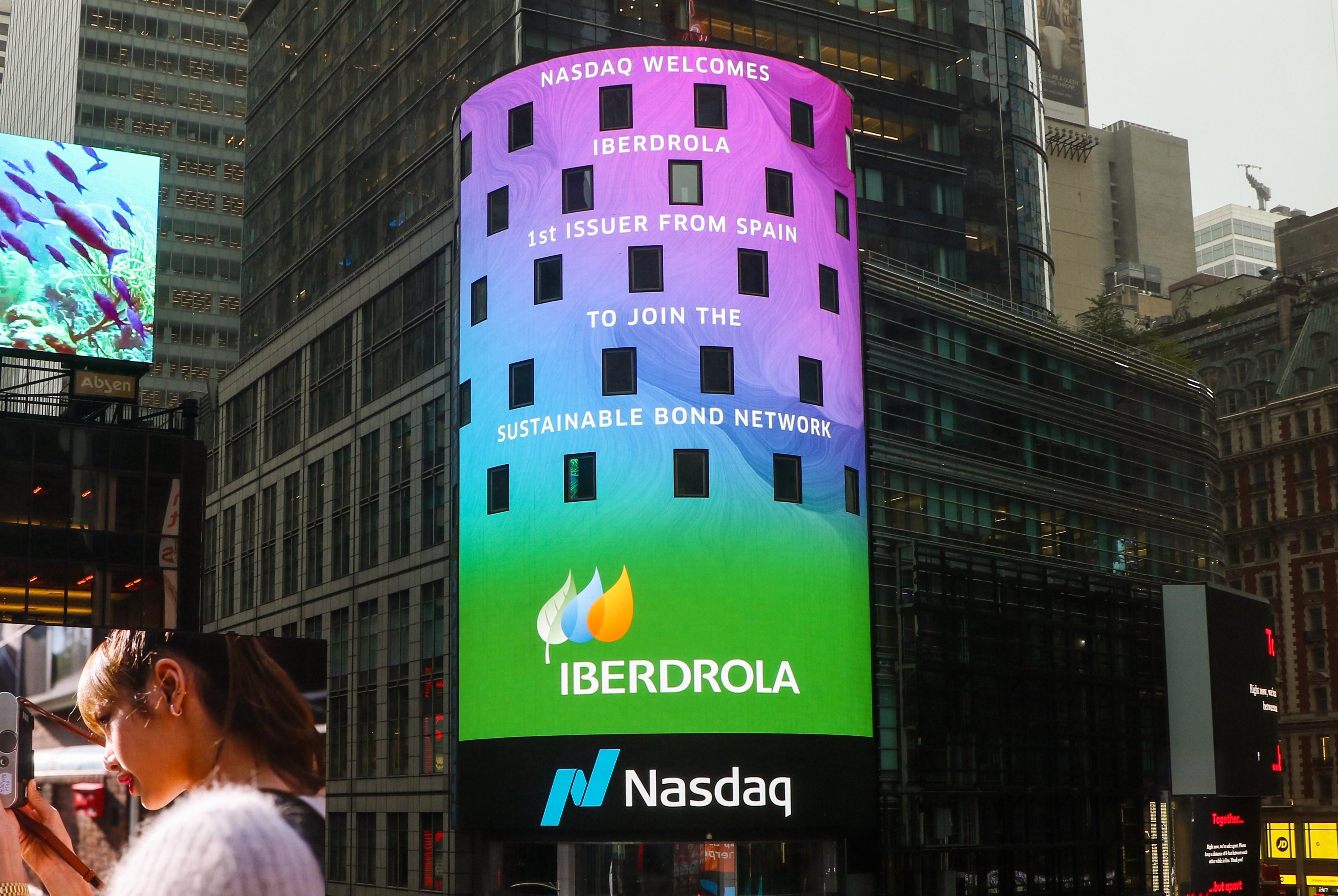 Bienvenida del Nasdaq a Iberdrola