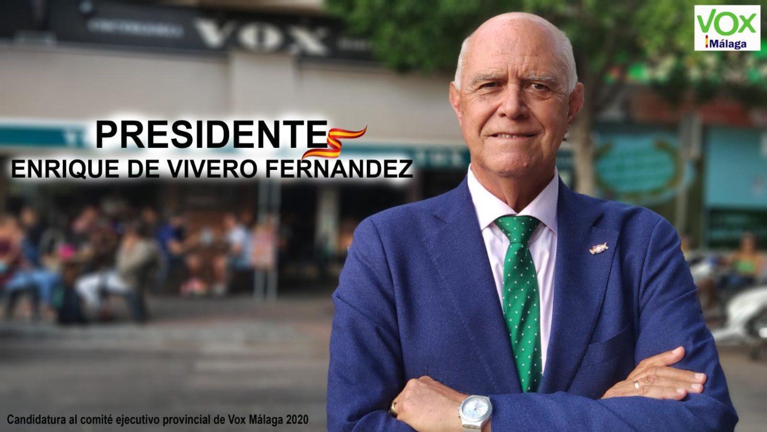 De Vivero, candidato a liderar Vox Málaga De Vivero, candidato a liderar Vox Málaga