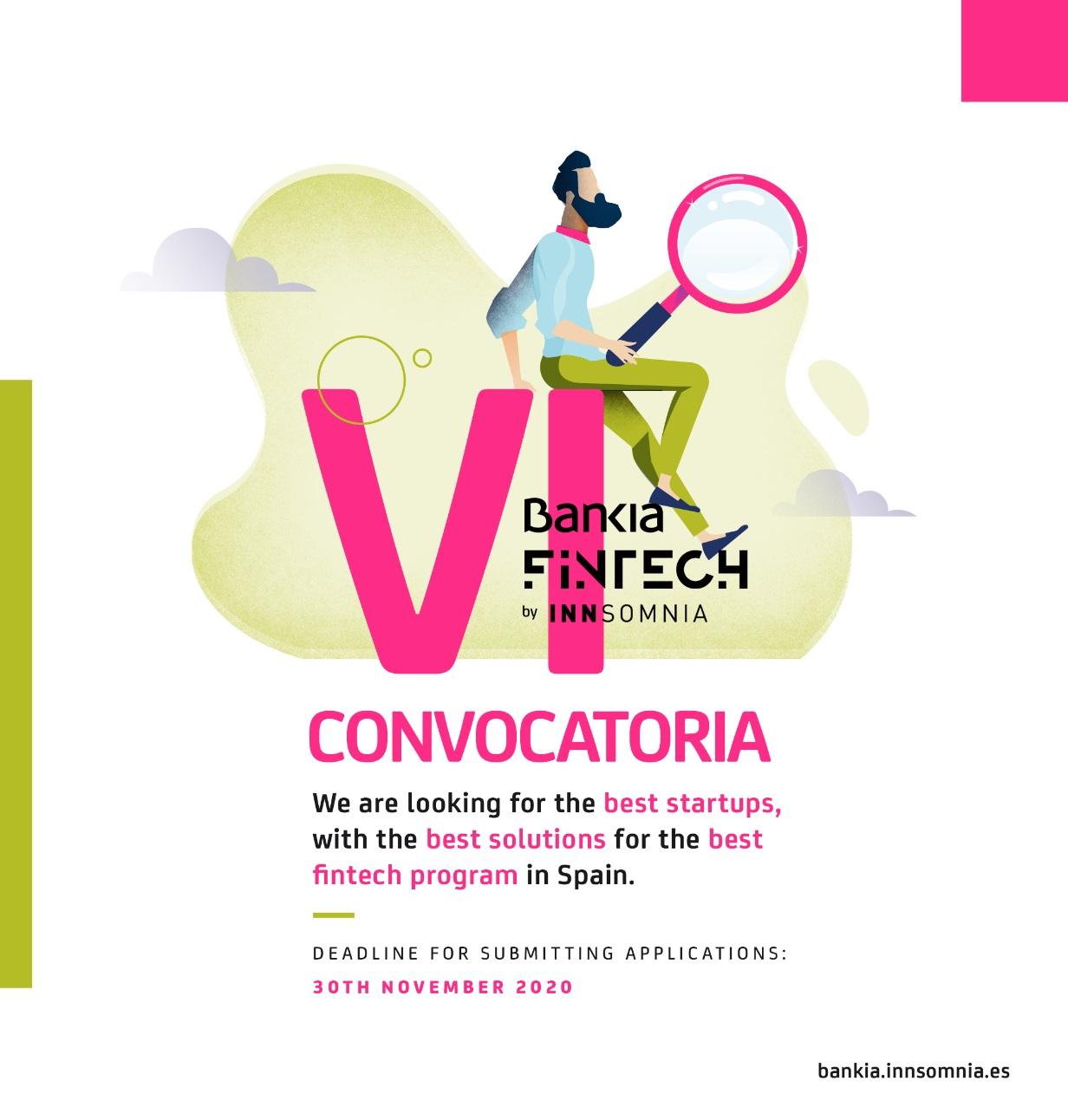 Convocatoria Bankia Fintech by Insomnia Convocatoria Bankia Fintech by Insomnia