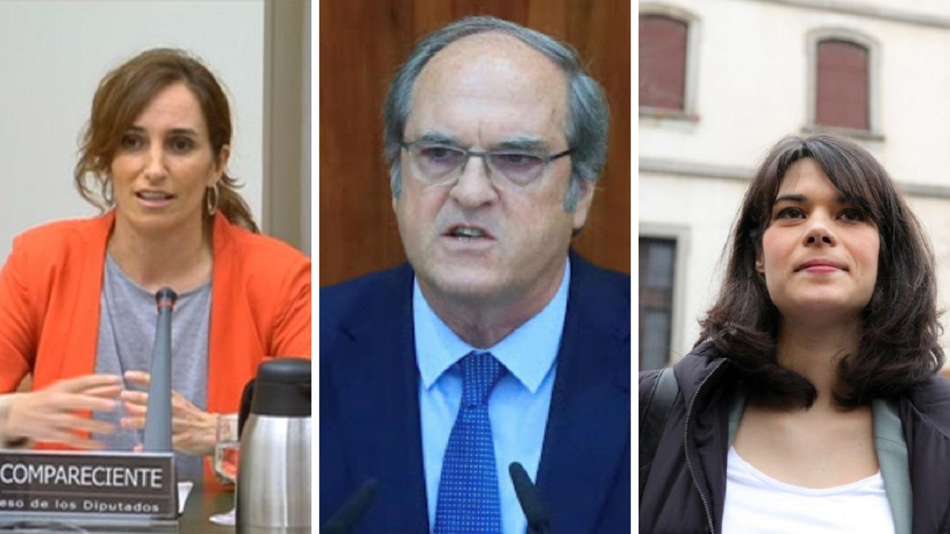 Mónica García, Ángel Gabilondo e Isa Serra. Fuente: elaboración propia.