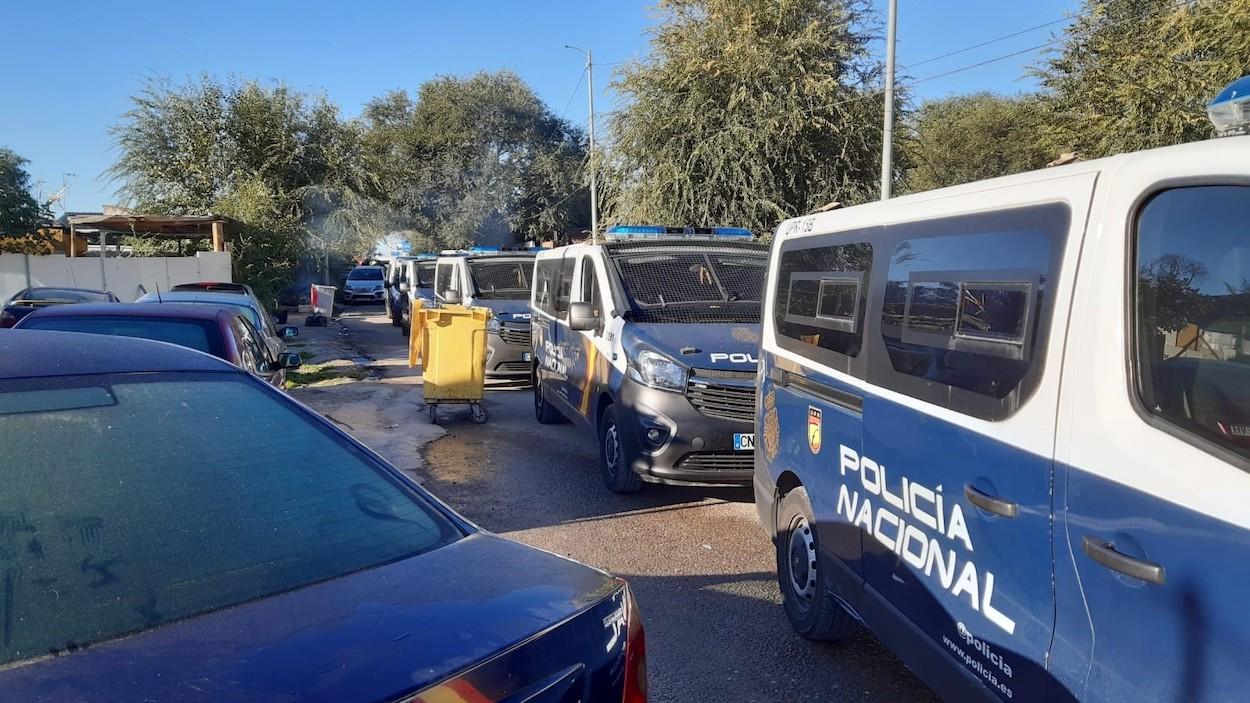 Una decena de detenidos en la redada contra las plantaciones de marihuana en la Cañada Real Galiana