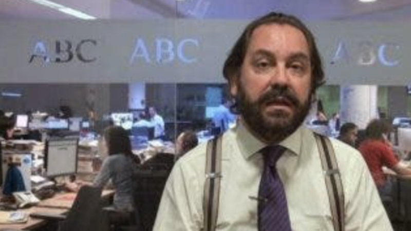 El periodista Pérez Maura  en un vídeo