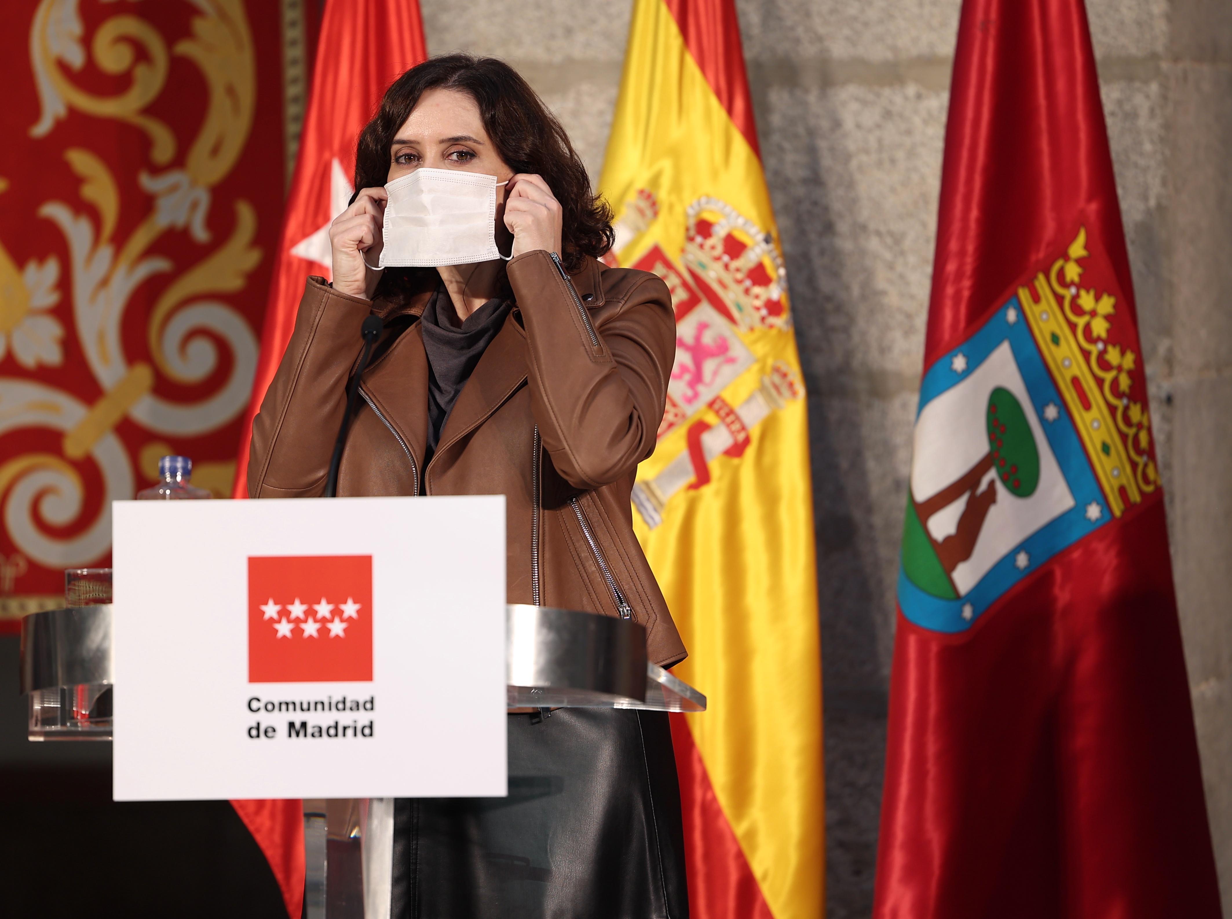 La presidenta de la Comunidad de Madrid, Isabel Díaz Ayuso, en una imagen de archivo. Fuente: Europa Press.