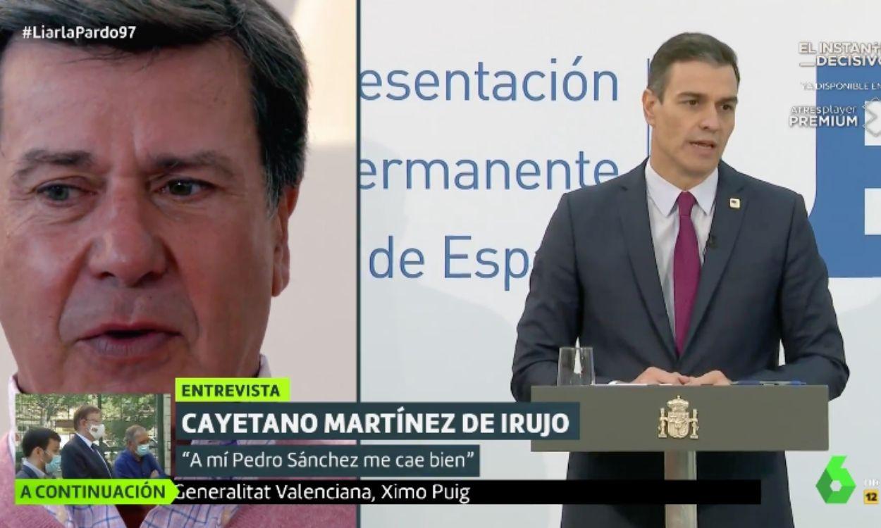 Cayetano Martínez de Irujo en Liarla Pardo